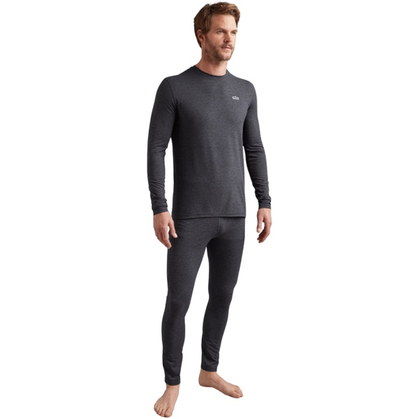 2026 Gill Mens Base Layer Leggings 1285 - Navy Melange
